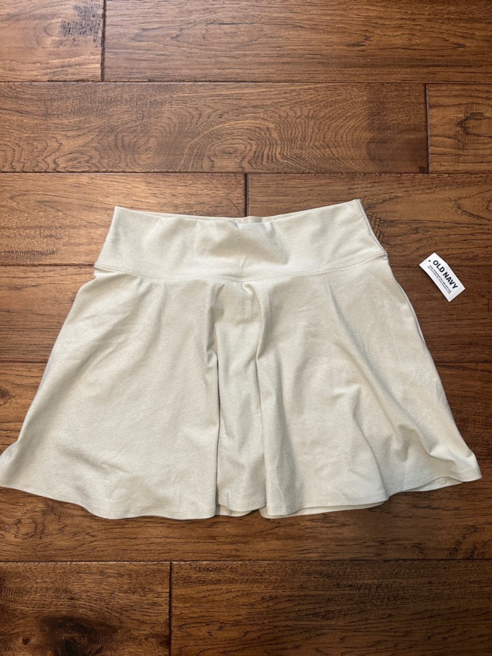 Old Navy Cream Flared Skort